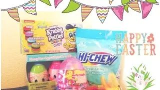 Opening Easter candy!!!