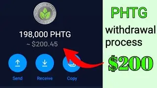 PhoneumGreen (PHTG) withdrawal process in Trust wallet | crypto cards new token