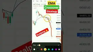 ema crossover strategy #stockmarket #scalping #trading #strategy #intradaytrading #sharemarket