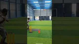 Massive Sixer💥 #cricket #indoorcricket #cricketlover #sixhitter #tapeballcricket #sixhitting