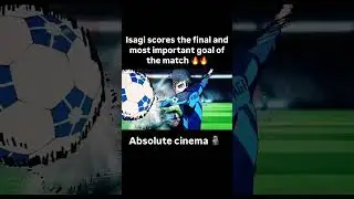 Isagi's epic goal💥#BlueLock#IsagiYoichi#U20Final #SoccerAnime#BlueLockEdit #AnimeShorts#BlueLockHype