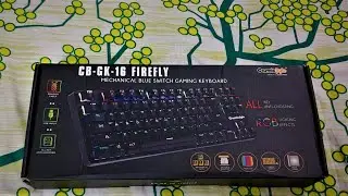 CosmicByte GK 16 Firefly Full RGB Mechanical Keyboard (Blue Switches) Hindi