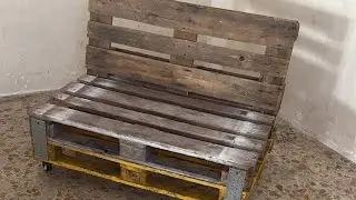 COSTRUIAMO UN DIVANETTO CON LE PEDANE TUTTO FATTO A MANO!!