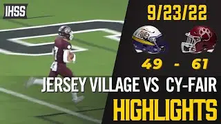 Jersey Village at Cy-Fair - 2022 Week 6 Football Highlights