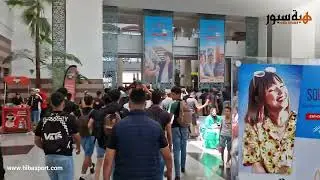 بالفيديو : جمهور الجيش يشعل الاجواء في محطة طنجة