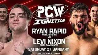 FULL MATCH &mdash; Levi Nixon Vs. Ryan Rapid: PCW IGNITION 27/1/2024