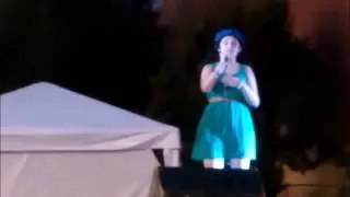 Bella Fellows singing ''Walking On Sunshine'' @ Oyster Bake on Fri April 15, 2016