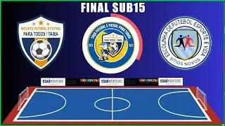 AO VIVO: Taíba/SGA X Sítios Novos/Caucaia I Taça Futsal Para Todos I Final Sub 15