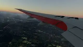 MSFS | PMDG 777-323(ER) Miami MIA - London LHR | Passenger View - Landing
