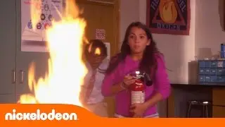 100 Coisas Para Fazer Antes do High School | Incêndio na Escola | Nickelodeon em Português