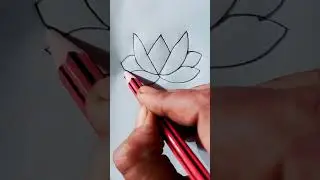 How to Drow a beautiful Flower drowning What Number W