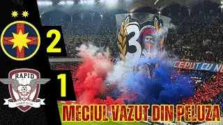 FCSB 2 - 1 Rapid ! Coregrafie incredibila a Peluzei Nord FCSB ! Meciul vazut din Peluza ! #fcsb