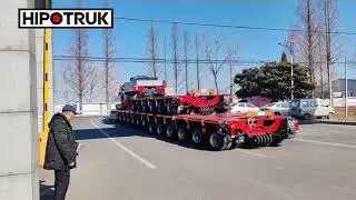 Hydraulic Modular Trailer for Real Heavy Transport Projects #HydraulicModularTrailer #HeavyHaul 