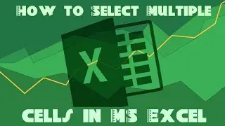 How to Select Multiple cells in MS Excel #tutorial #8