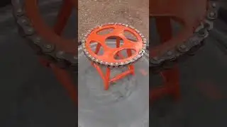 old bike chain set use  mini stool