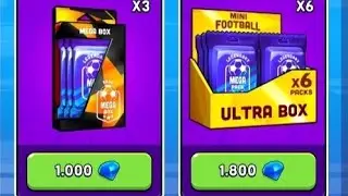 Mini Football open Ultra Legendary Pack and Mega Legendary