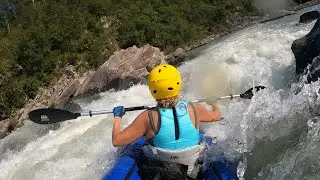 Arkansas Waterfalls in August? Cossatot River Inflatable kayak