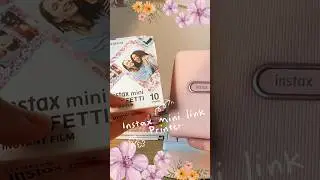 Fujifilm INSTAX mini printer🎀✨ #shorts #fujifilm