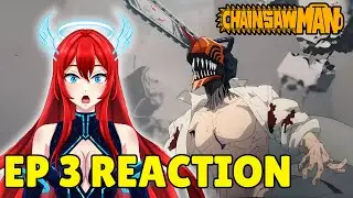 CHAINSAW MAN IS BADASS! | Chainsaw Man Episode 3 VTuber Reaction