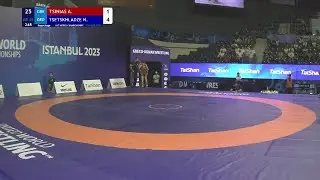 Repechage &bull; GR 45Kg &bull; Athanasios TSINIAS (GRE) vs. Nika TSETSKHLADZE (GEO)