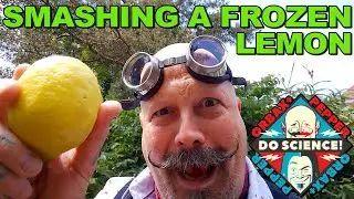 Smashing a Frozen Lemon! #stem #science #stemforkids