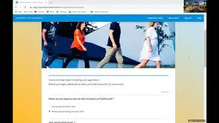 UC Application: How to create an account