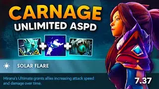 Watson MIRANA Carry - Patch 7.37 | Full Gameplay Dota Class