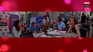 Sud Radio en direct du Festival Off d’Avignon avec Frédéric Fromet et Victoire Berger-Perrin