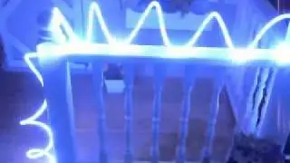 Blue & Warm White Chasing LED Rope Light Kit