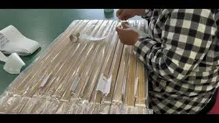 Label the wood frame packaging