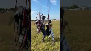 A morning Tandem flight #paramotororlando #paramotor #shorts