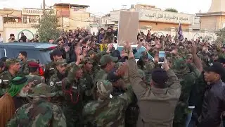 Funeral held for PMF commander killed after airstrike on Iran-backed militia in central Baghdad