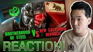 The NCR - Brotherhood War Explained! | Reaction/Review! | Fallout Lore | Echo