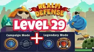 Realm Defense Level 29 Campaign And Legendary With Local Heroes