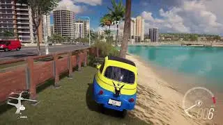 Minion car OUT OF MAP GLITCH - FH3 - Recorded 16/11/2016 17:35:37