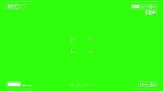 Stock Footage Free Download ( camera viewfinder green screen video )