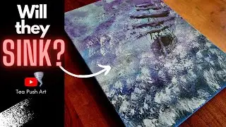 Brave the Storm: Acrylic Painting Tutorial of a Ship at Sea