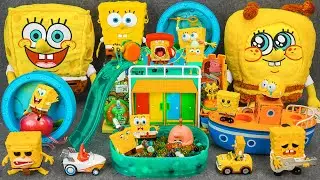 94 Minutes of Satisfying ASMR Unboxing | Adorable Spongebob Water Park Toys Collection 🌊