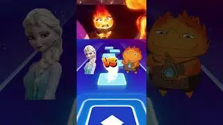 Frozen, Elsa and Anna 🆚 Elemental, Bernie Lumen 🎶Who's the best? | Tiles Hop