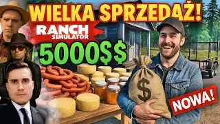 WIELKA SPRZEDAŻ ZAPASÓW! 🤩 KUPILIŚMY NOWĄ PRZYCZEPKĘ 😍 MAMY MAŁY PROBLEM... | Ranch Simulator