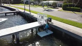 Boat Dock Gate Install