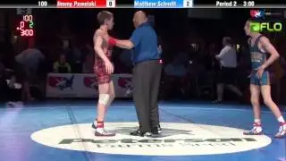 Cadet 100 - Jimmy Pawelski (Illinois) vs. Matthew Schmitt (Missouri)