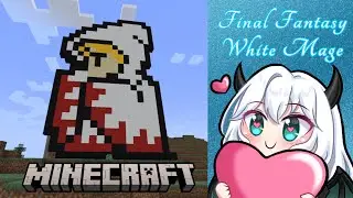 Crafting the White Mage from Final Fantasy | Minecraft Character Build in Survival Mode (Java)
