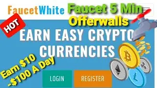 Fast Earn Dogecoin, ETH, XRP,LTC,And Bitcoin// Earn $10-$100 A Day//Faucet 5 Min,SWalls,Offerwalls,.