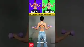 Back Workout 🔥 Tone & Sculpt Your Back at Home! #backworkout #back #videoshort #videos