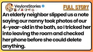 Our elderly neighbor slid an envelope under our door: 