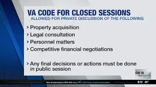 Botetourt County Board of Supervisors holds closed session