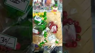 Tiny Fruits & Veggies / Miniature Toys #tinytoys #fruits #and #veggies #all