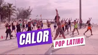 Aula de Zumba na Praia do Recreio (CALOR, Nicky Jam x Beéle) ZUMBA NO PONTAL