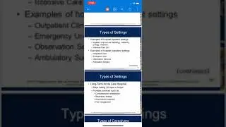 Alternate Care Systems - Chapter 2 - Hospital-Based Care - Lecture 1